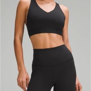 Lululemon Athletica Black Crisscross Sports Bra